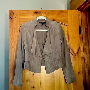 White House Black Market Genuine Leather Jacket size small.